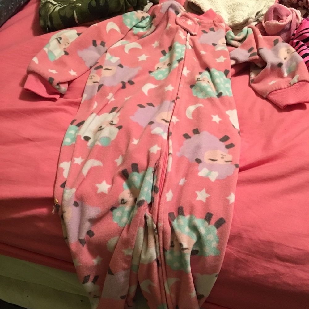 Sheep footie pjs